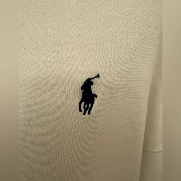 White Polo Sweatshirt - Picture 2 of 5